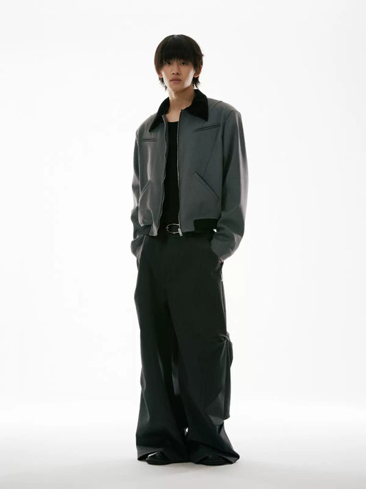 【022】Patchwork Suit Jacket