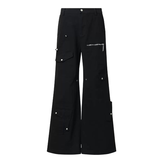 【051】Multi Pocket  Flare Pants